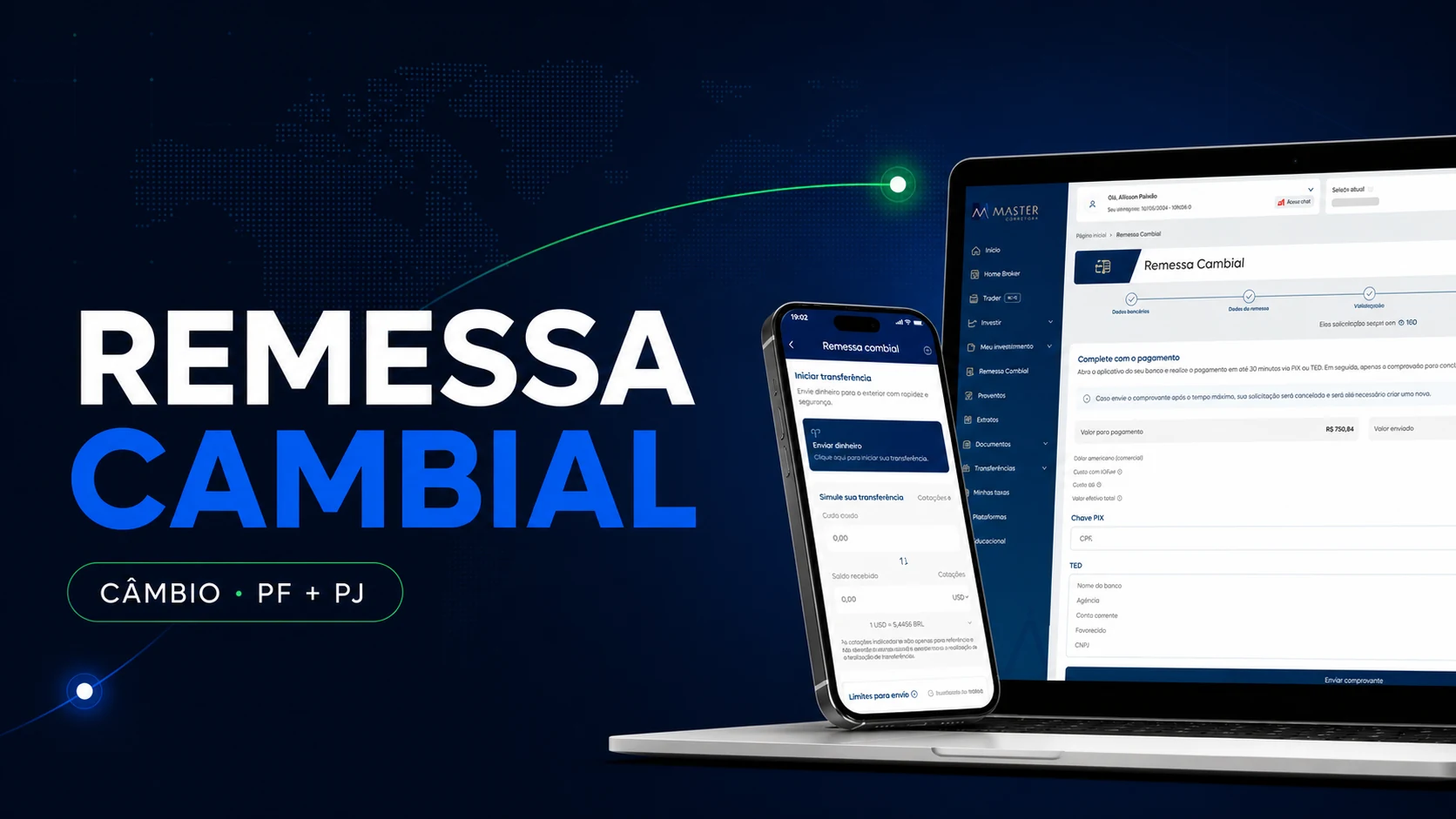 Capa do case de remessa cambial para pessoas físicas e jurídicas