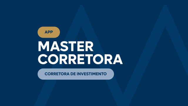 Conjunto de telas da plataforma Master Corretora